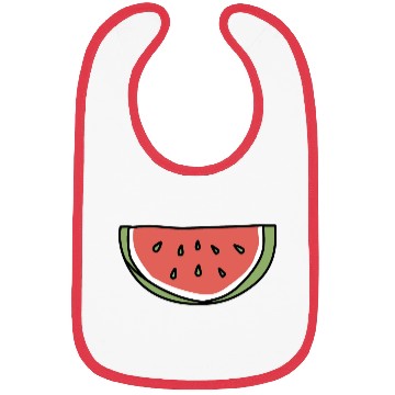 Discover Fresh Slice Watermelon Lover Bibs
