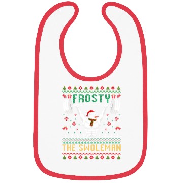 Discover Frosty the Swoleman Fitness Snowman Gym Bibs