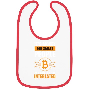 Discover Bitcoin: Its Money for Smart people Bibs