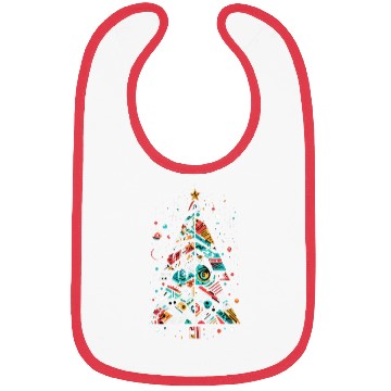 Discover christmas tree Bibs