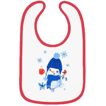 Discover Snowman Bibs