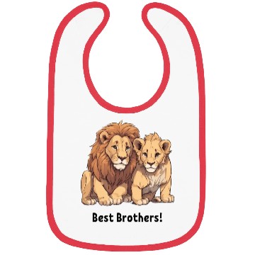Discover Lions - Best Brothers Bibs