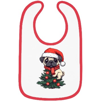 Discover Christmas Pug - Adorable Tree Guardian Bibs