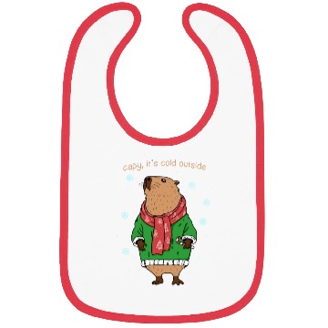 Discover Capybara Winter Bibs