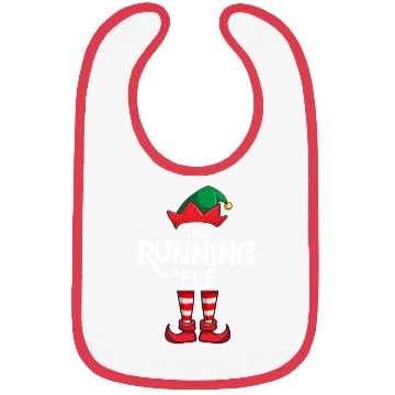 Discover Running Elf Matching Family Christmas Bibs