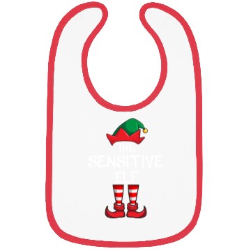 Discover Sensitive Elf Matching Family Christmas Bibs