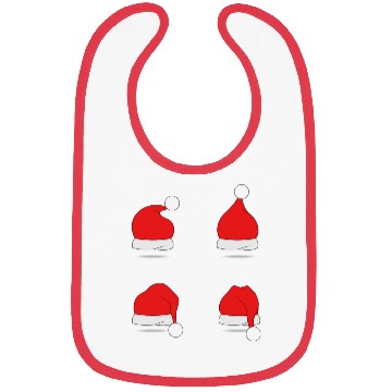 Discover Santa Caps Bibs