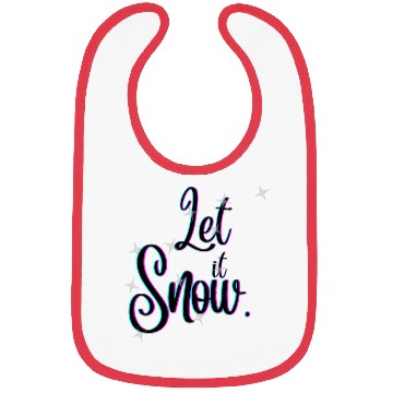Discover let it snow Bibs