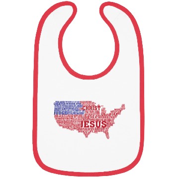 Discover Divine Geography: Jesus' USA Map Bibs