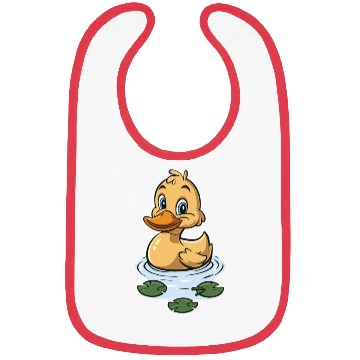 Discover cute duck Bibs