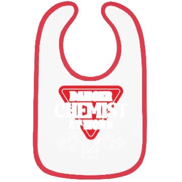 Discover Chemistry danger chemist at work science chemical Bibs