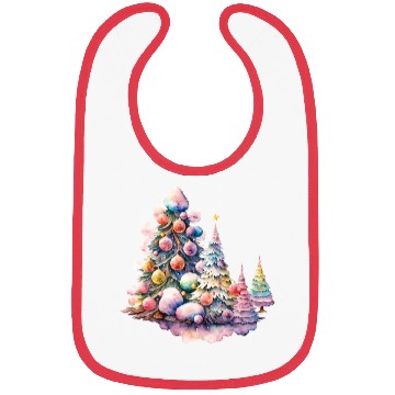 Discover Winter Christmas Tree Bibs
