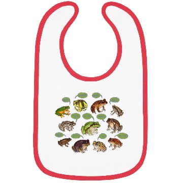 Discover Frog Love Songs Bibs