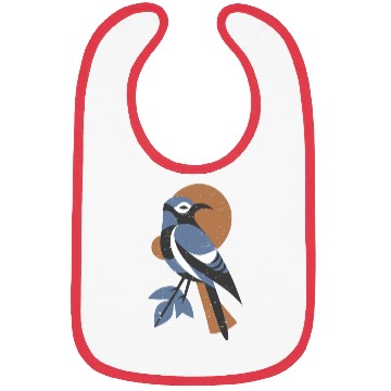 Discover Blue Jay Wild Bird Bibs