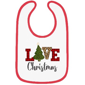 Discover Green Buffalo Plaid Christmas Tree Bibs