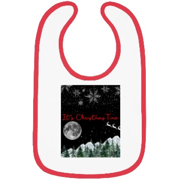Discover It s Christmas Time 3 1 black Bibs