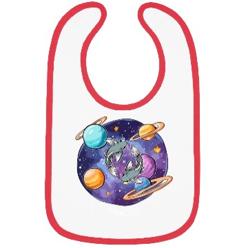 Discover Pisces zodiac sign Bibs