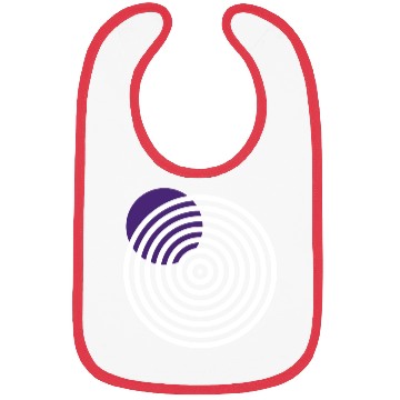 Discover homelon purple dot invert Bibs