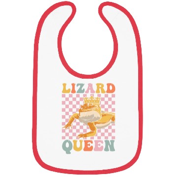 Discover Groovy Bearded Dragon Girl Lizard Lover Bibs