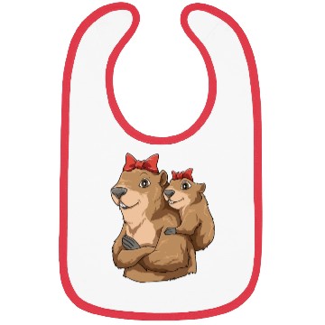 Discover Groundhog Marmot Mom for a Marmot lover groundhog Bibs