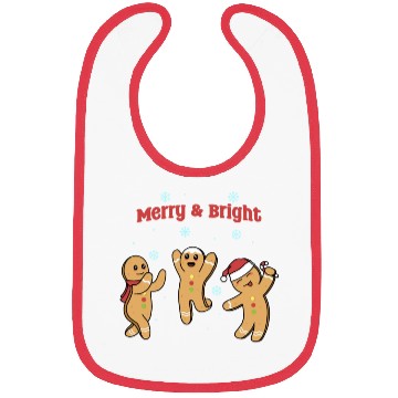 Discover Dancing Gingerbread Bibs