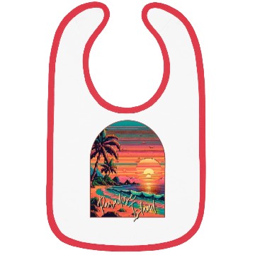 Discover Paradise Island Bibs
