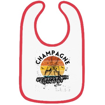 Discover Champagne Best Served Between 45°F And 48°F Bibs