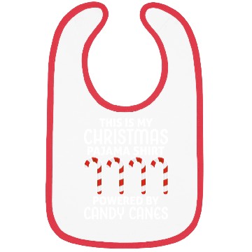 Discover This is My Christmas Pajama Bibs Candy Canes