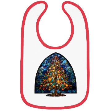 Discover Stained Glass Christmas Tree Bibs