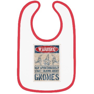 Discover Gnome Fantasy Christmas Bibs
