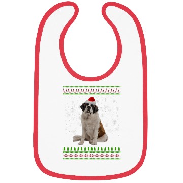 Discover Ugly Saint Bernard Dog Merry Bibs