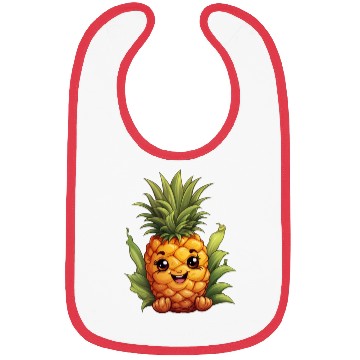 Discover A charming kawaii style pineapple Bibs