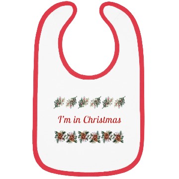 Discover I m in Christmas 1 Bibs