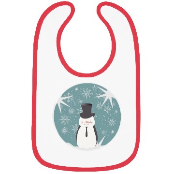 Discover beautiful snowman & stars for Christmas Bibs