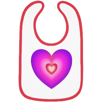 Discover Purple Heart Beating Bibs