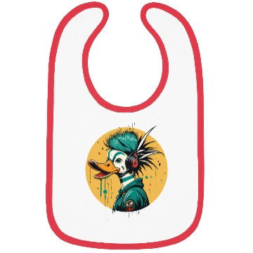 Discover Punk Duck Duckling Bibs
