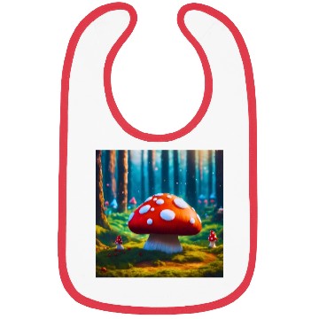 Discover Cute Mushroom Bibs
