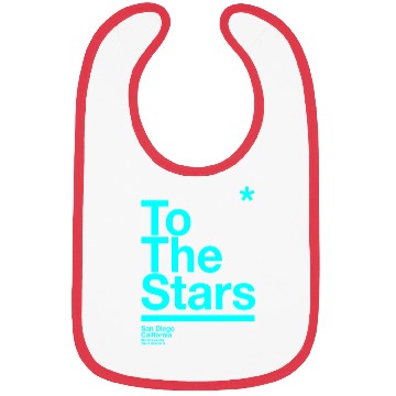 Discover To The Stars Light Blue Bibs