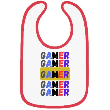 Discover Distressed Retro Gamer Bibs