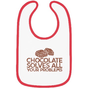 Discover Chocolate Solves All Your Problems 3 Bibs