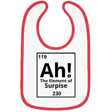 Discover ah the element of surprise Bibs