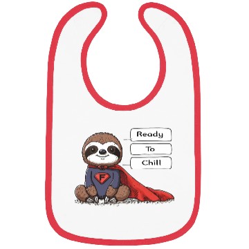 Discover Sloth Superhero Sloths Chill Out Superpower Bibs