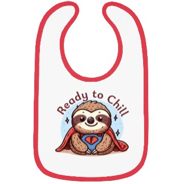 Discover Sloth Superhero Sloths Chill Out Superpower Bibs