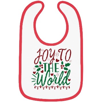 Discover Joy To The World Christmas Bibs