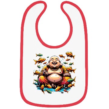 Discover Buddhism and Underwater World - Peaceful Diving Bibs