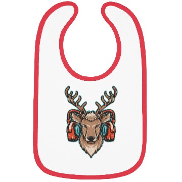 Discover Gamer Reindeer Bibs