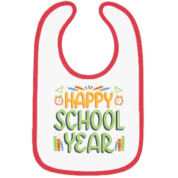 Discover Happy School Year Back To School Bibs