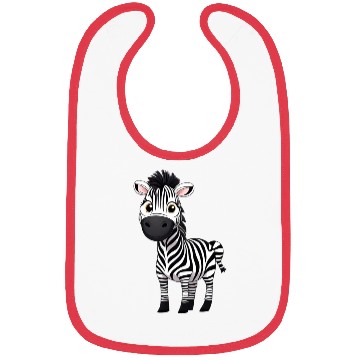 Discover Zebra Comic Bibs