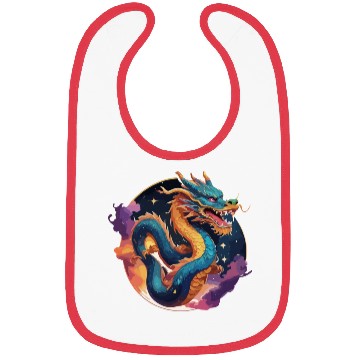 Discover traditional Chinese dragon Bibs