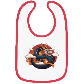 Discover a traditional Chinese dragon Bibs